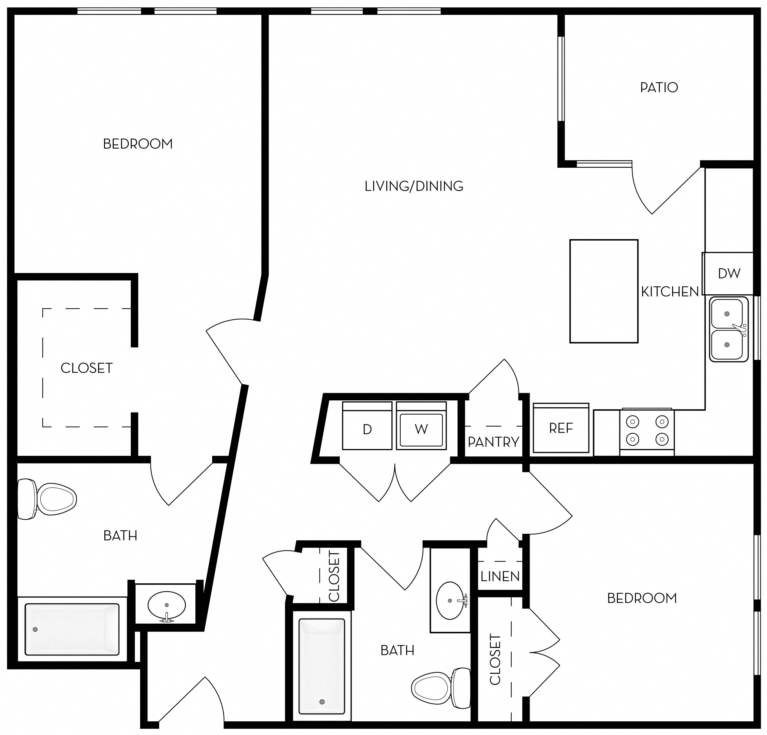 ViA Apartments Steel Floor Plan ViA Apartments Steel Floor Plan